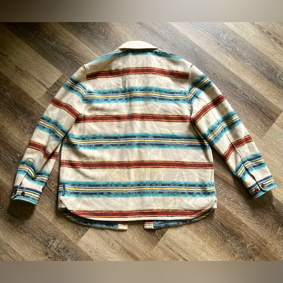 Tommy Bahama & Pendleton Island Serape Stipe Shirt Jacket Size XXL - Picture 11 of 13